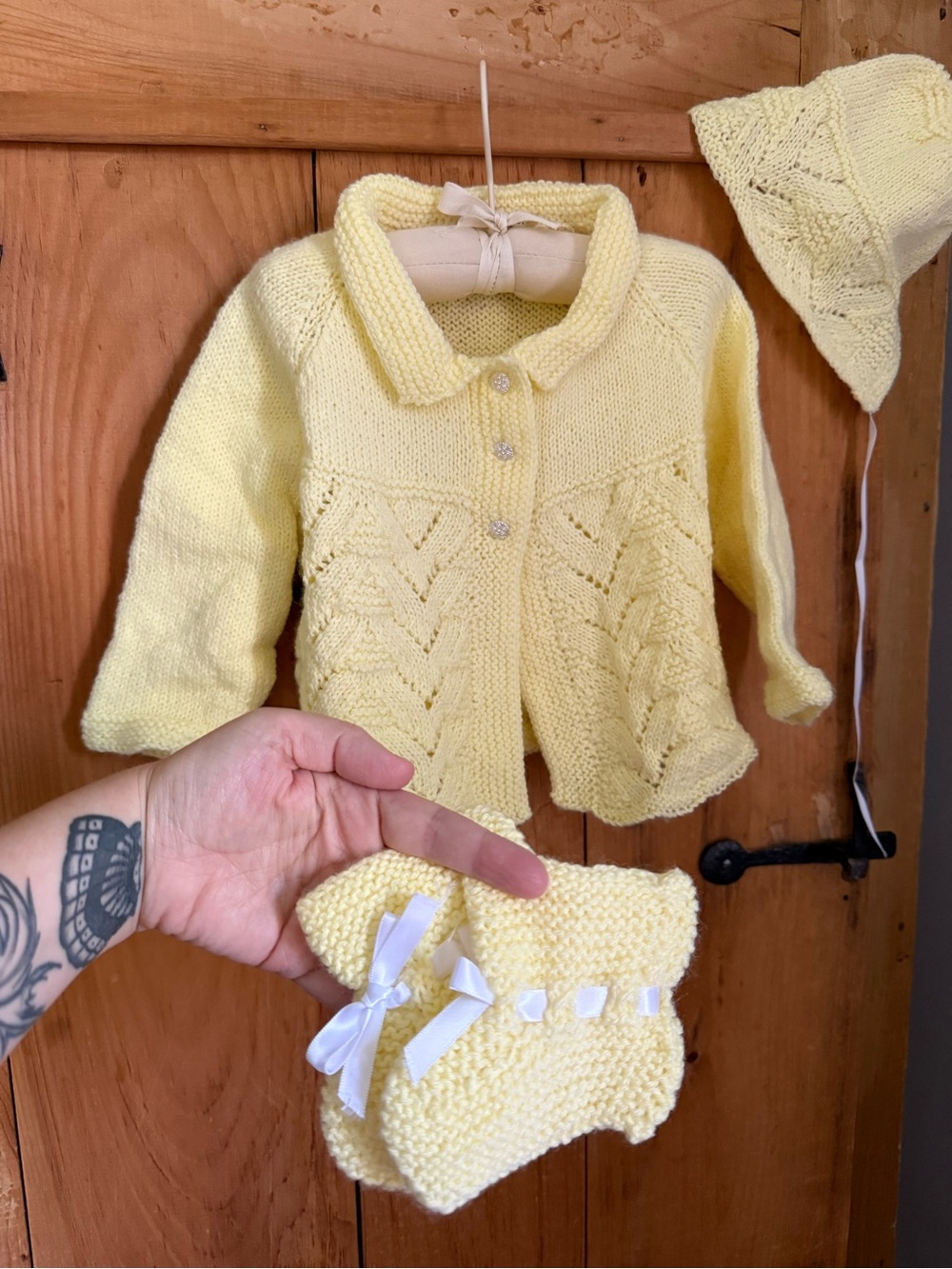 HAND KNIT | 4 piece set
